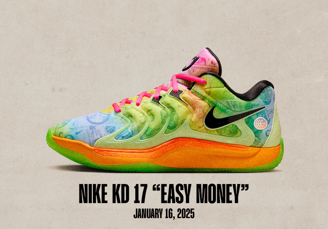 Sneaker Releases January 12 January 18 2025 Nike Kd 17 Easy Money 5d4d1f