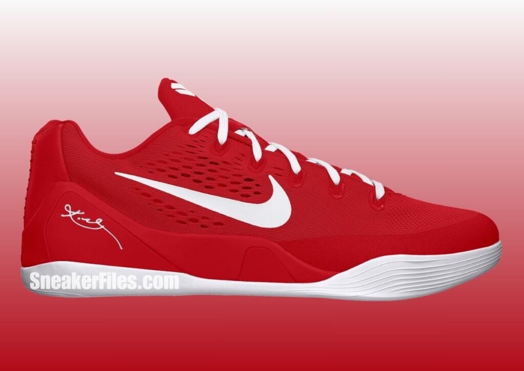 Nike Kobe 9 EM Low Protro University Red Team Bank IH1401-600