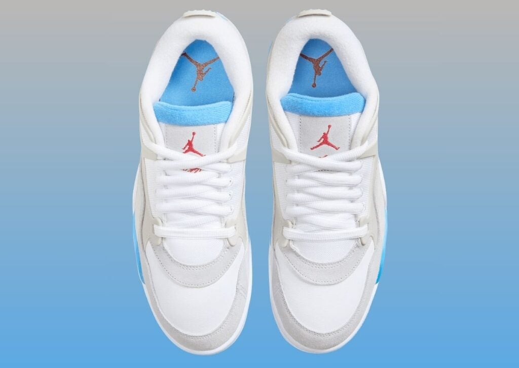 Air Jordan 4 RM White University Blue FQ7939-104