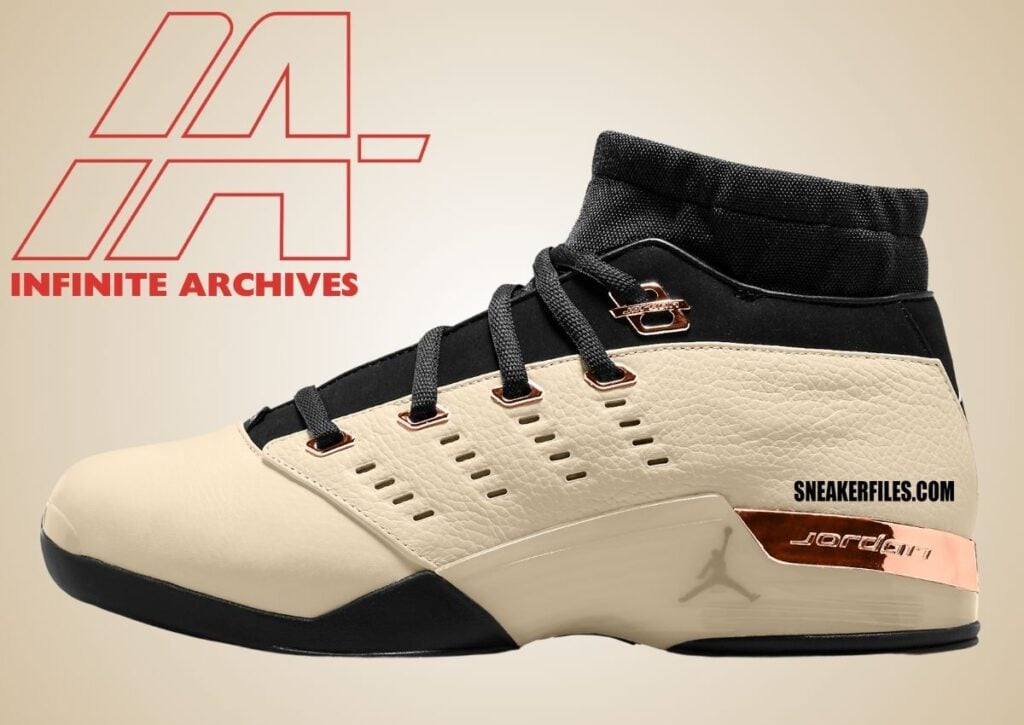 INFINITE ARCHIVES Air Jordan 17 Low Beach Metallic Copper