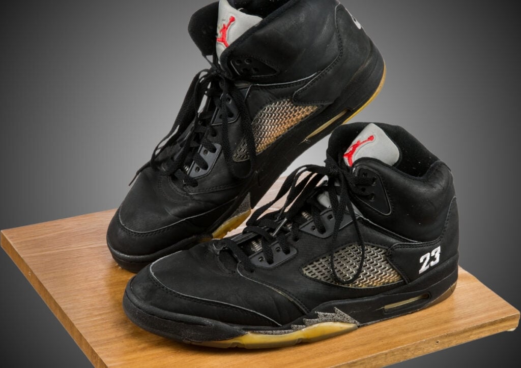 Michael Jordan Air Jordan 5 Black Metallic PE