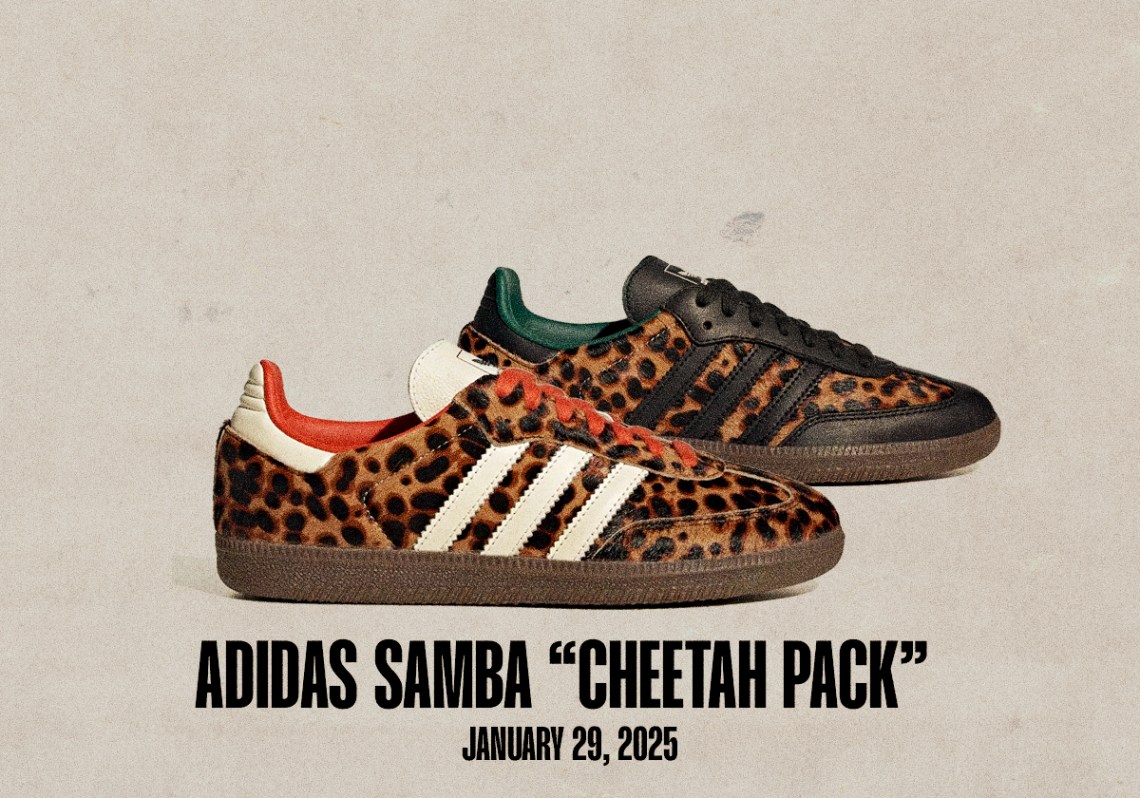 Sneaker Releases January 26 February 1 2025 Adidas Samba Cheetah Pack