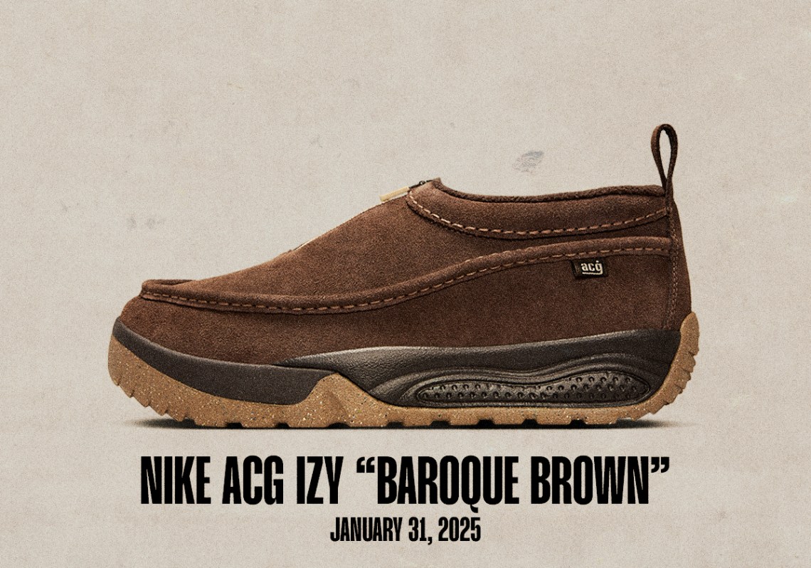 Sneaker Releases January 26 February 1 2025 Nike Acg Izy Baroque Brown