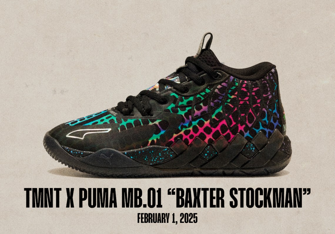 Sneaker Releases January 26 February 1 2025 Tmnt Lamelo Ball Puma Mb 01 Baxter Stockman