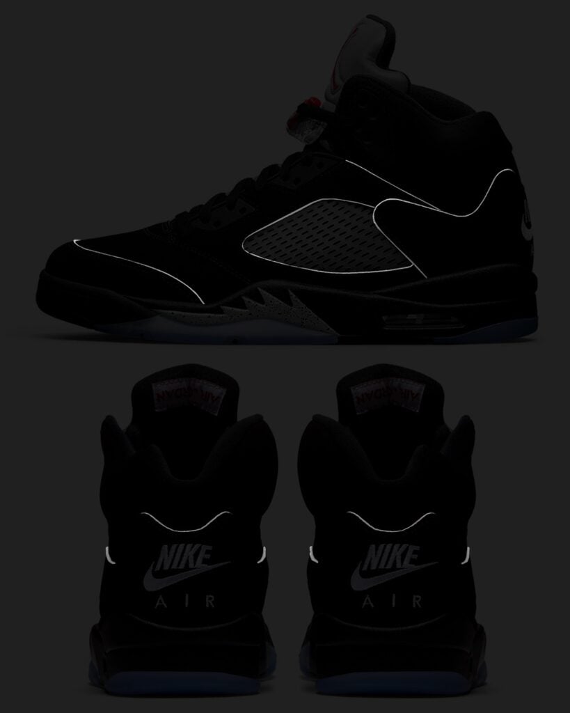 Air Jordan 5 Black Metallic Reimagined HF3975-001