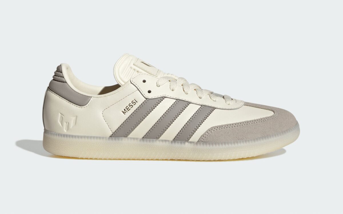 Lionel Messi x adidas Samba Indoor CreamWhite JQ0266