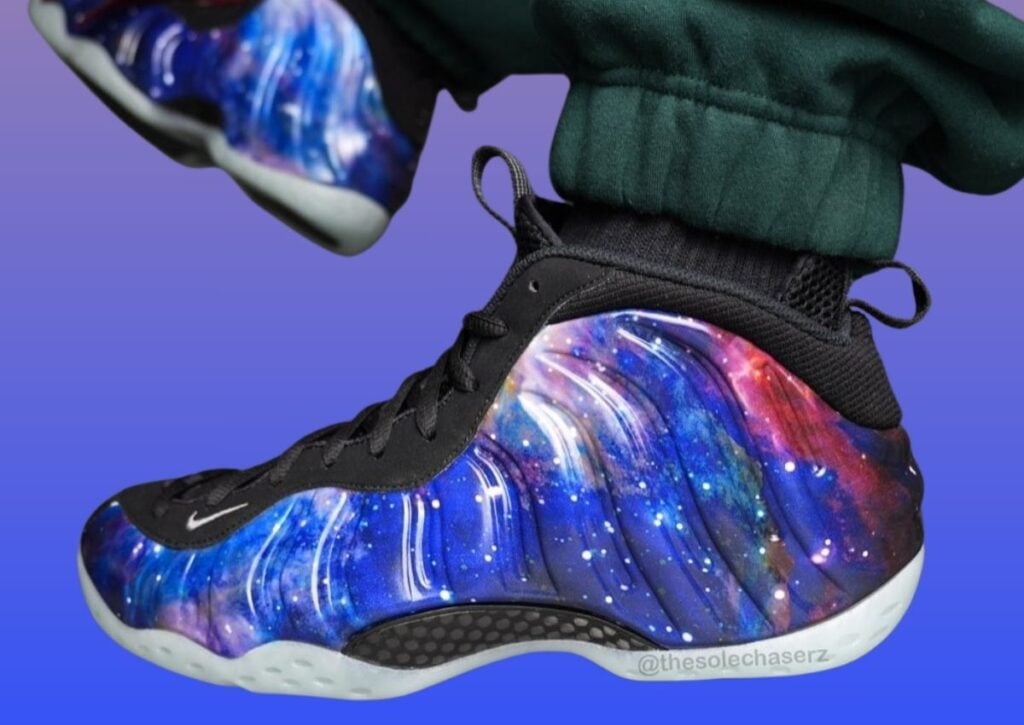 Galaxy Nike Foamposite One 2025 On-Foot