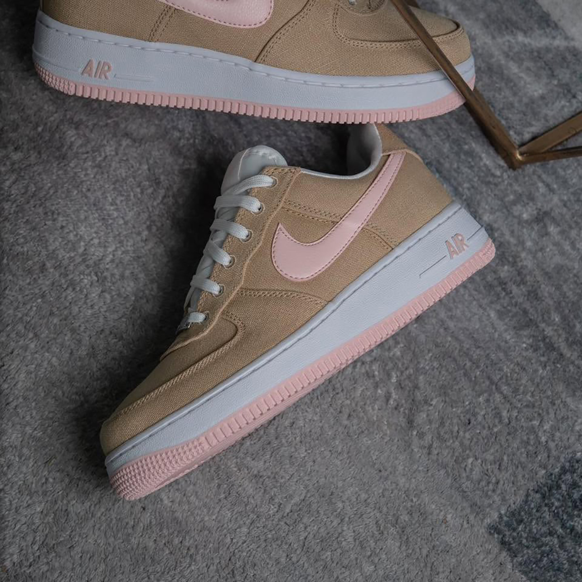 Nike Air Force 1 Low Canvas Linen Hv2021 200 2