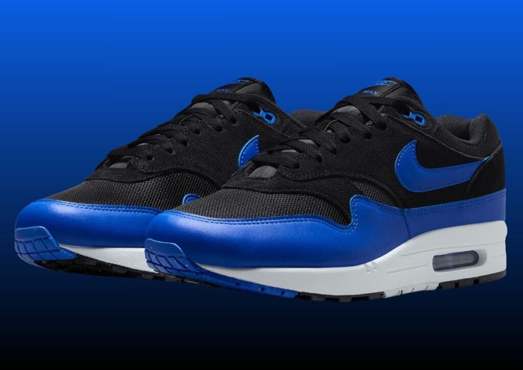 Nike Air Max 1 Black Hyper Royal FZ5808-010