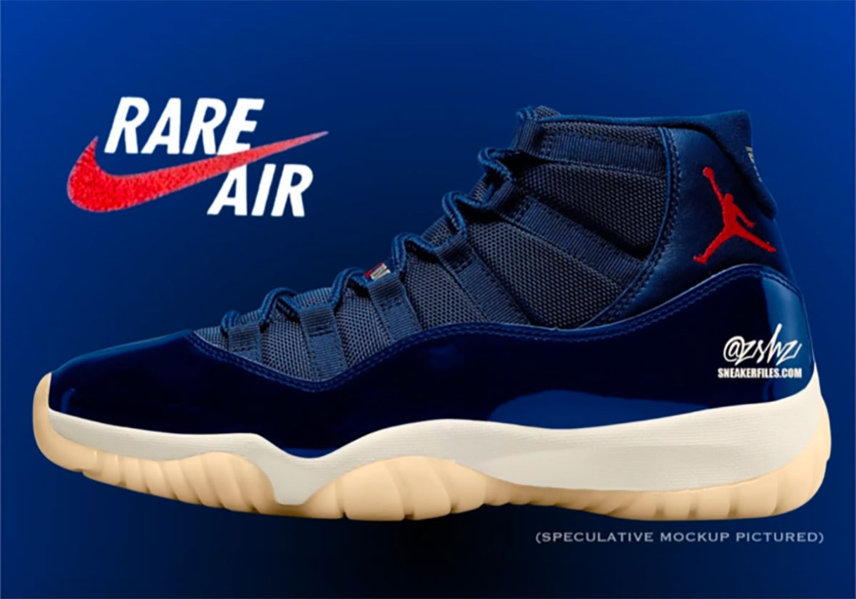 Jordan 11 Rare Air Earlier Mockup