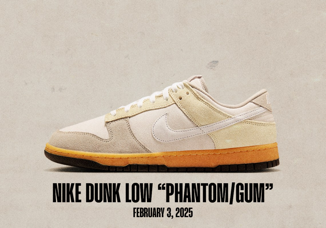 Sneaker Releases February 2 February 8 2025 Nike Dunk Low Phantom Gum