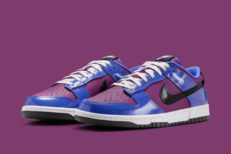 Nike Dunk Low SE Patent Leather “Paramount Blue/Viotech” IB6400-400