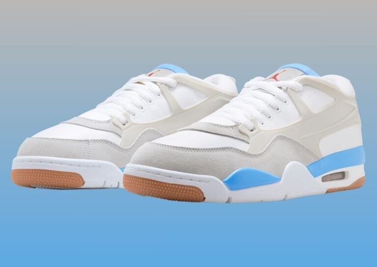 Air Jordan 4 RM White University Blue FQ7939-104