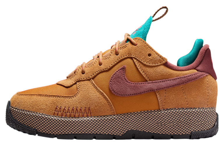 Nike Air Force 1 Wild Flax / Red Sepia / Teal – Mar 2025 – FZ2600-201