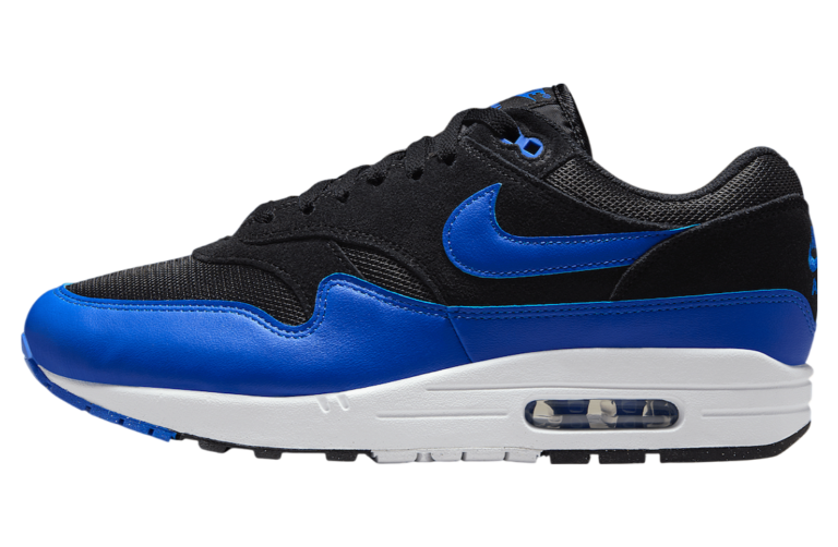 Nike Air Max 1 Black / Hyper Royal – Mar 2025 – FZ5808-010