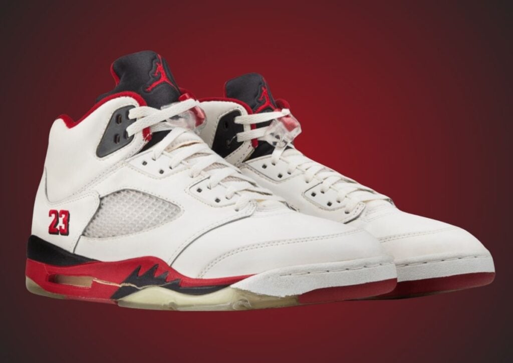 Air Jordan 5 Fire Red Black Tongue 2025