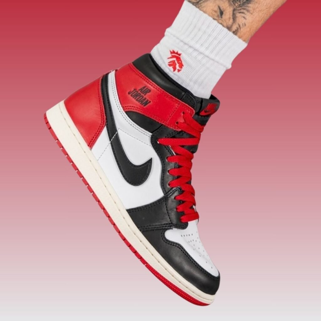 Air Jordan 1 High OG Black Toe Reimagined On-Feet