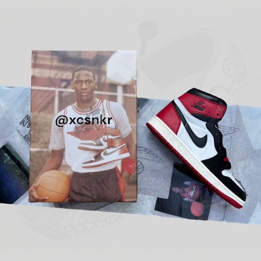 Air Jordan 1 High OG Black Toe Reimagined Packaging Box