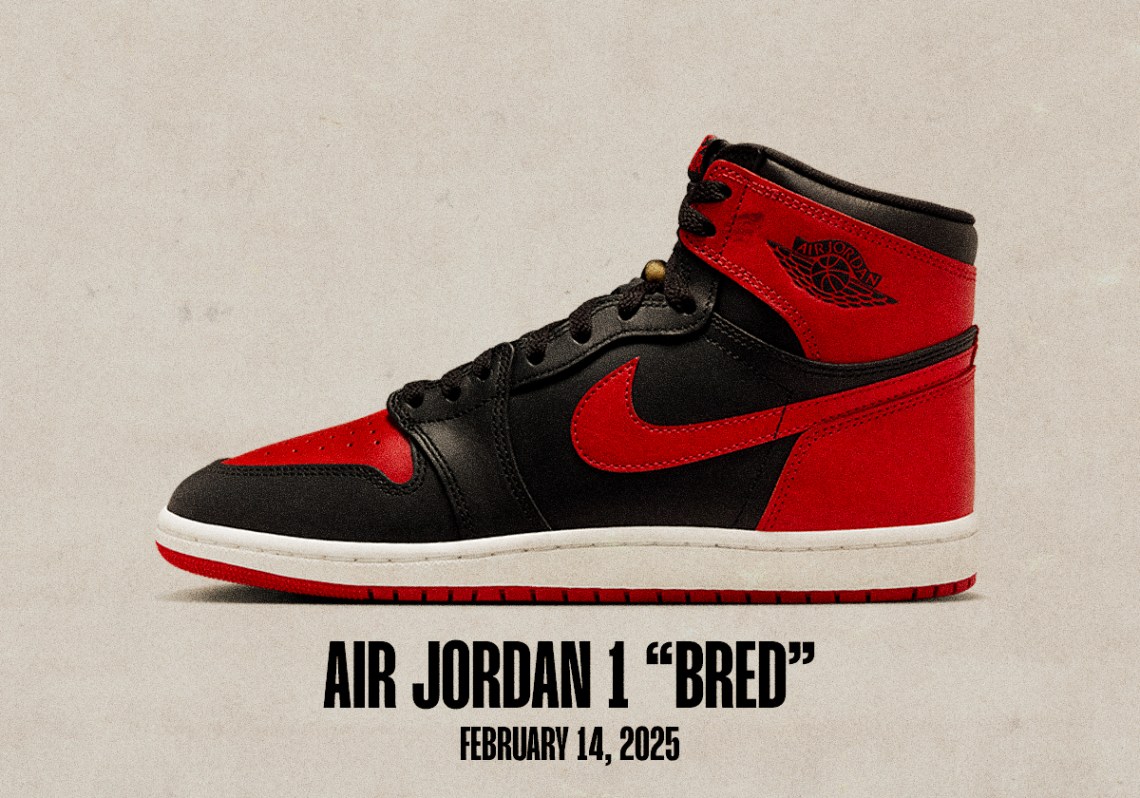 Sneaker Releases February 9 February 15 Air Jordan 1 Bred