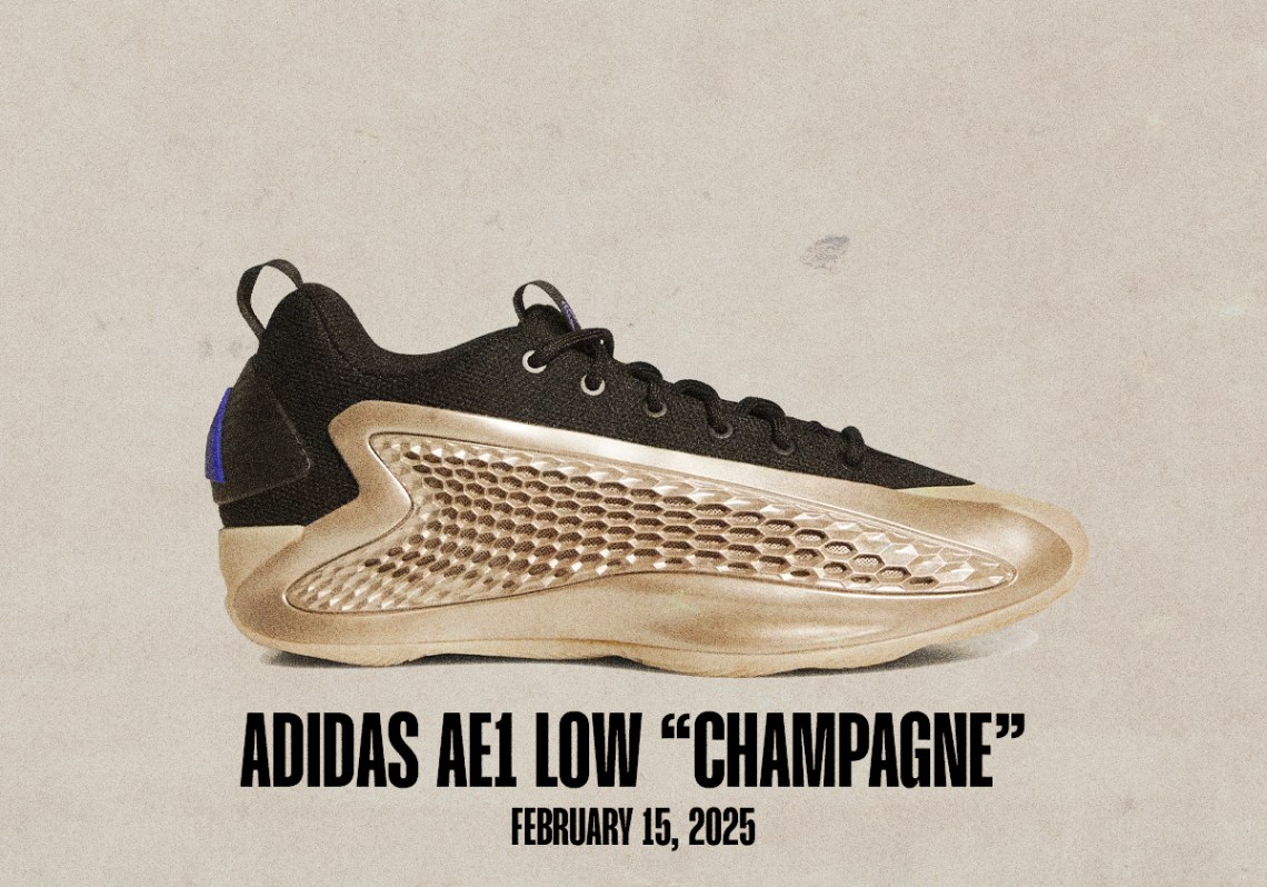 Sneaker Releases February 9 February 15 Adidas Anthony Edwards 1 Low Champagne