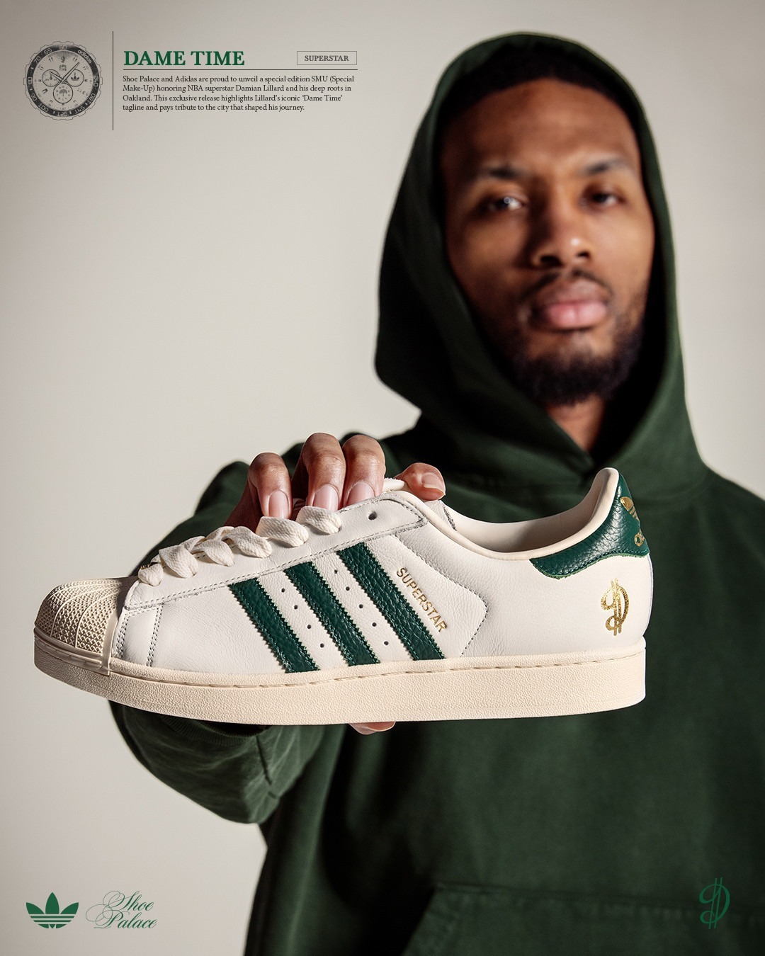 1739424563 892 Damian Lillard x adidas Superstar Dame Time JQ6119 Release Date