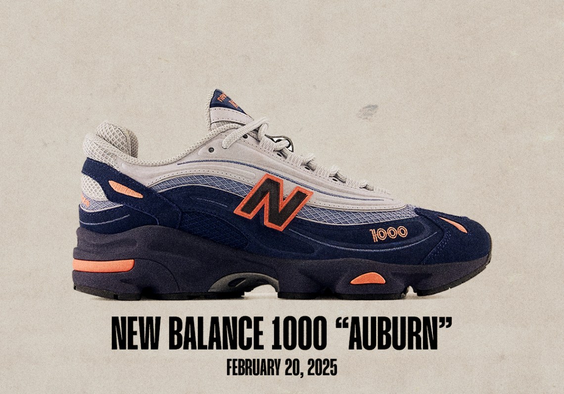 Sneaker Releases February 16 February 22 New Balance 1000 Auburn