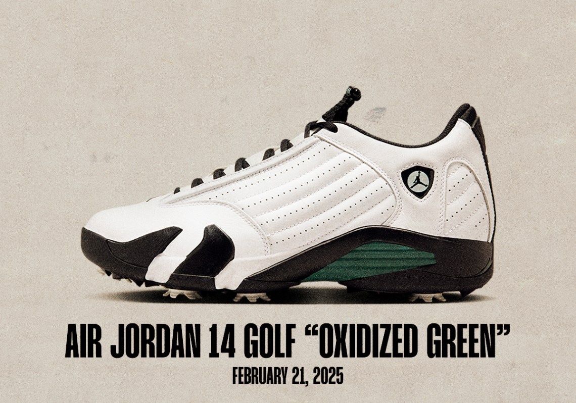 Sneaker Releases February 16 February 22 Air Jordan 14 Golf Oxidized