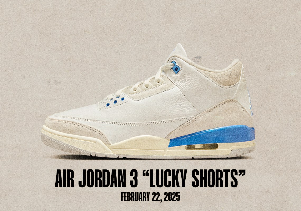 Sneaker Releases February 16 February 22 Air Jordan 3 Lucky Shorts