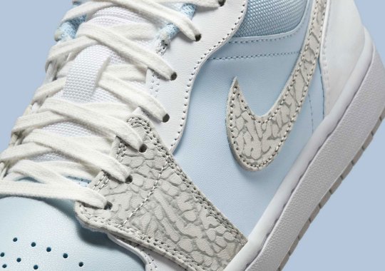 The Air Jordan 1 Low Stomps On With "Elephant Print"