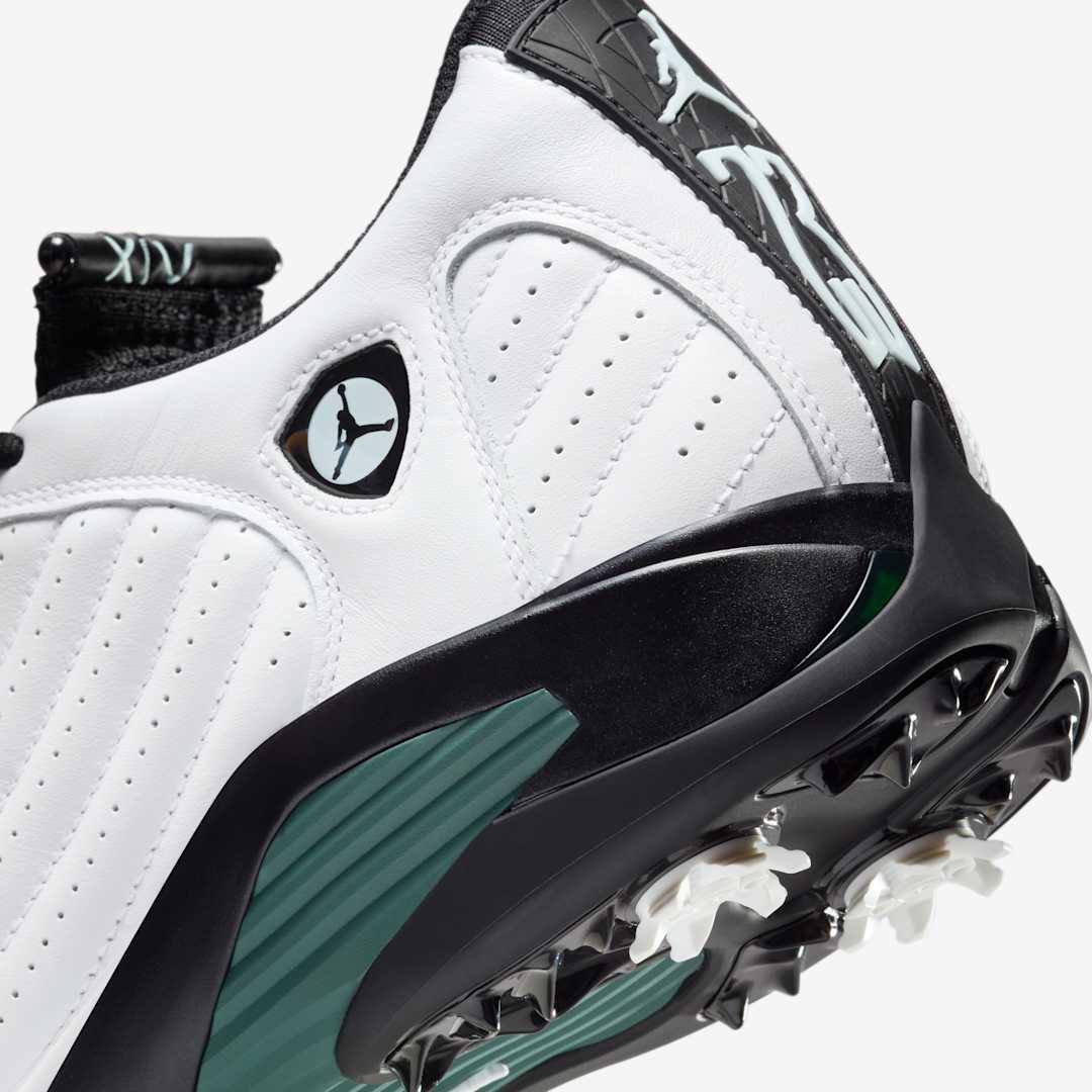 Air Jordan 14 Golf "Oxidized Green" HJ7710-100 Release Date, Price & Where to Buy 2025 8 Air Jordan 14 Golf "Oxidized Green" HJ7710-100