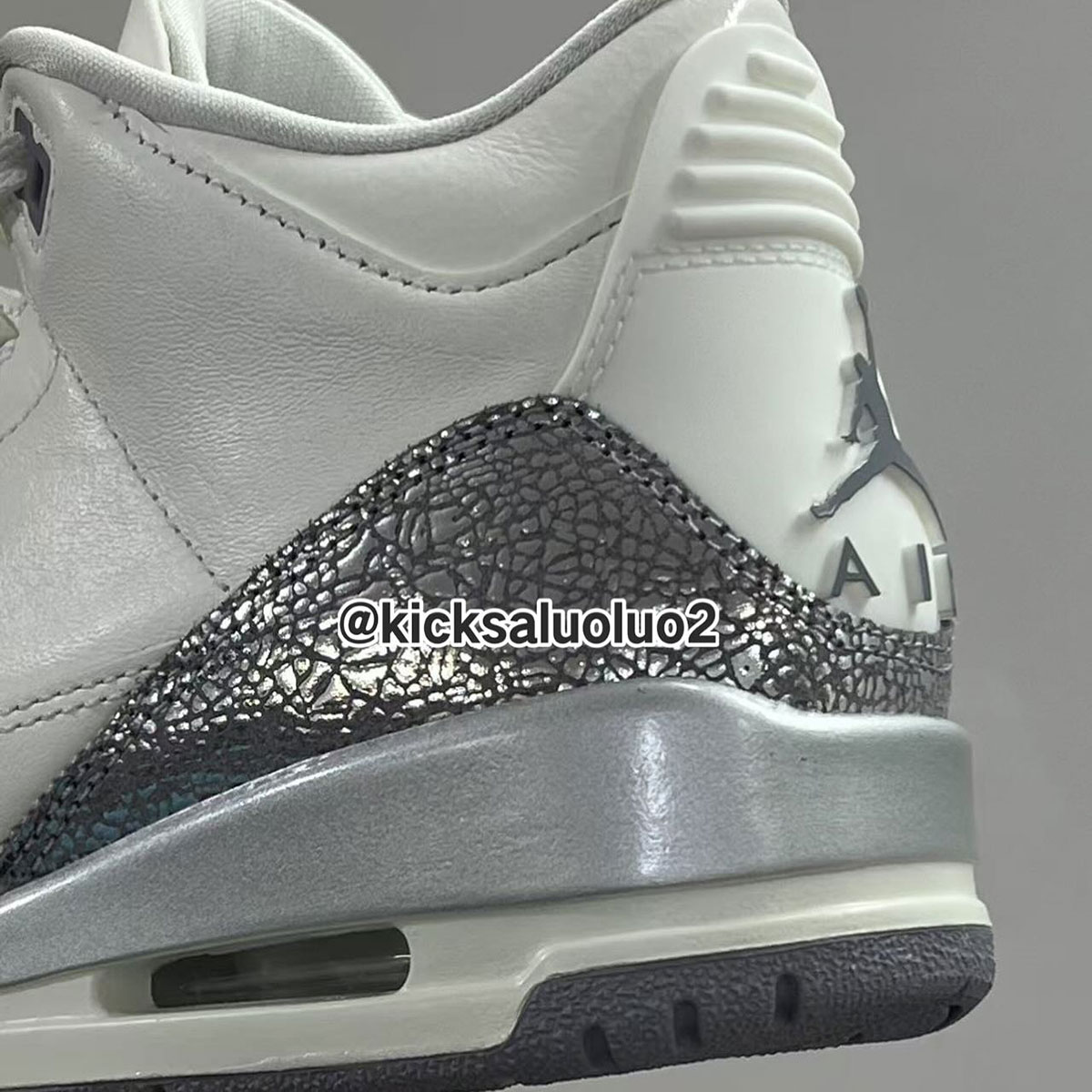 Air Jordan 3 Sail Cement Grey Metallic Silver Ck9246 100 3