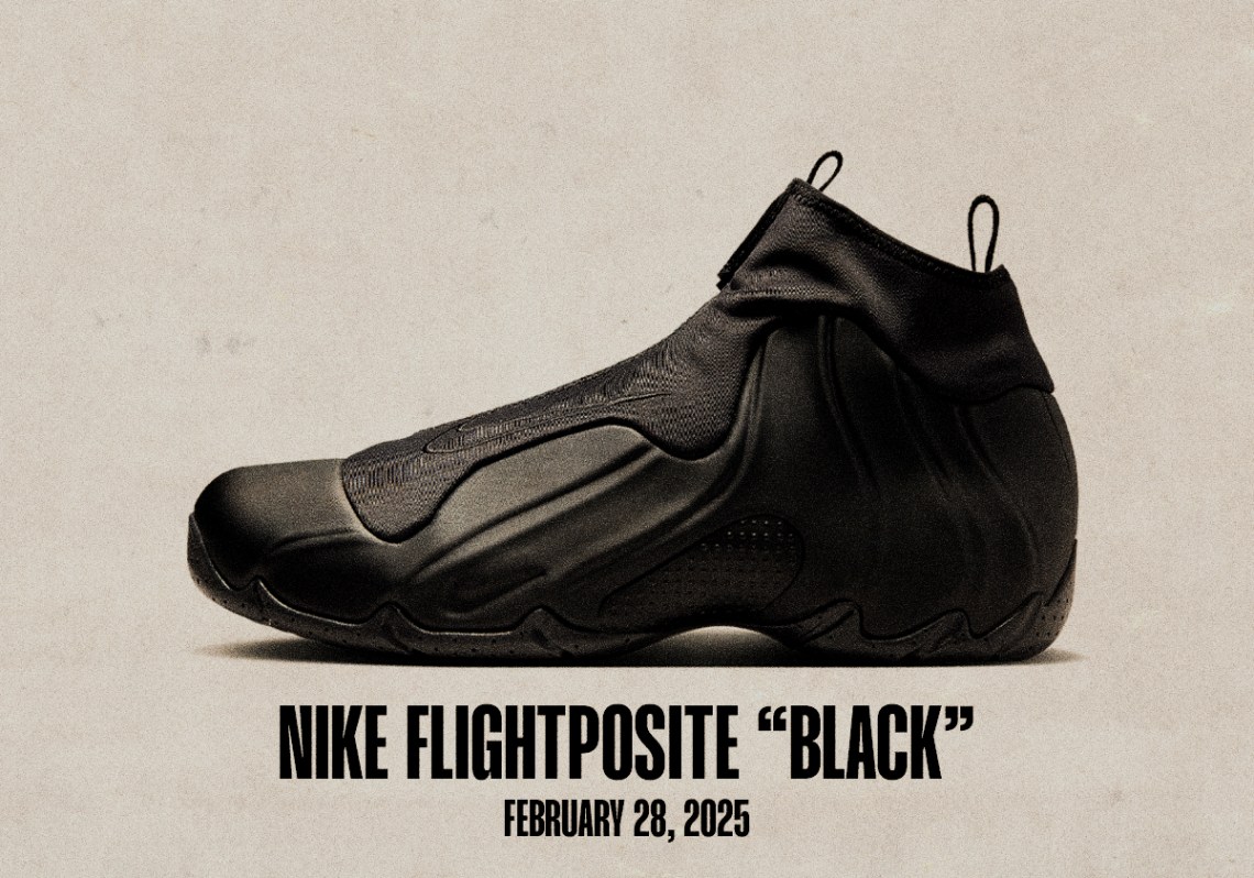 Sneaker Releases February 23 March 1 Nike Flightposite Black