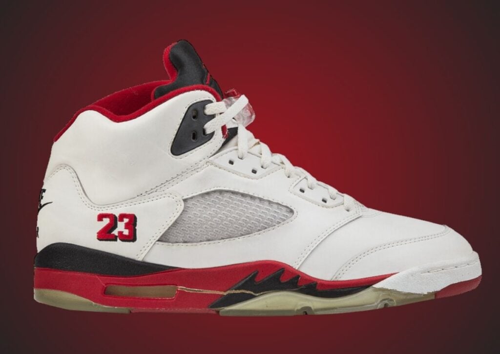 Air Jordan 5 Fire Red Black Tongue 2025