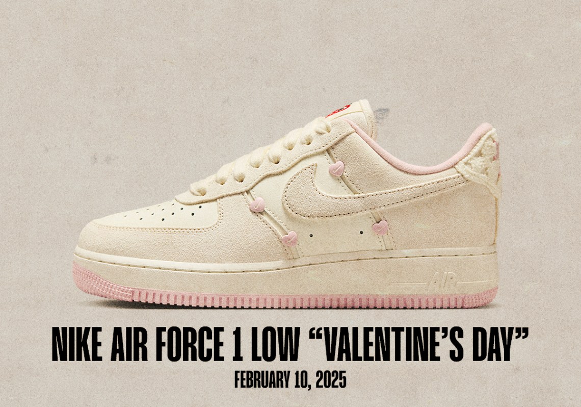 Sneaker Releases February 9 February 15 Nike Air Force 1 Low Valentines Day