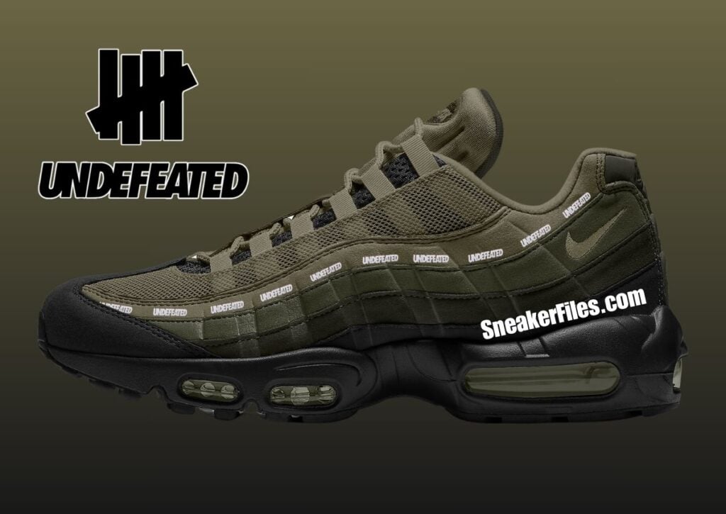 Undefeated Nike Air Max 95 Medium Olive IB4523-200 2025