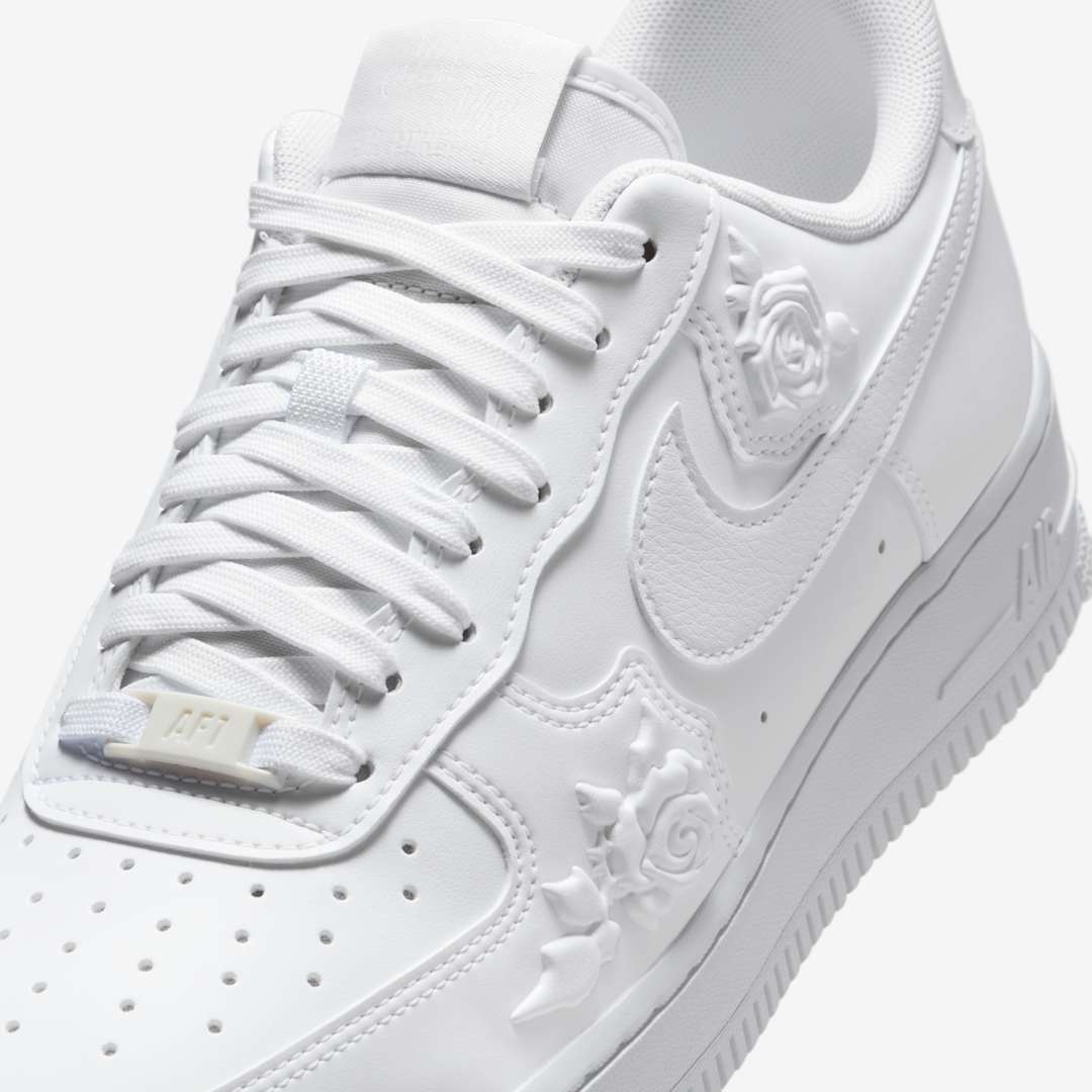 Nike Air Force 1 Low WMNS "White Roses" HF2016-100 Release Date, Price & Where to Buy 2025 6 Nike Air Force 1 Low HF2016-100