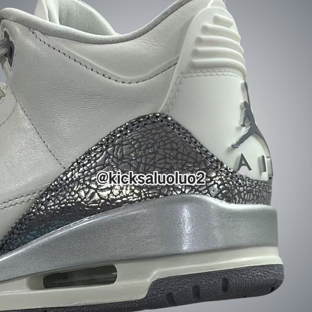 Air Jordan 3 Sail CK9246-100 2025 Release Date, Price & Where to Buy 2025 5 Air Jordan 3 Sail Cement Grey Metallic Silver CK9246-100