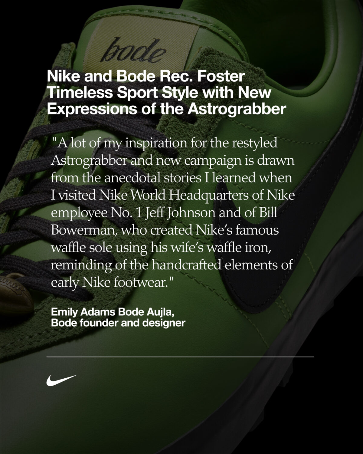 Bode x Nike Astro Grabber "Chlorophyll" FJ9821-300 Release Date, Price & Where to Buy 2025 2 1741629270 370 Bode x Nike Astro Grabber Chlorophyll FJ9821 300 Release Date Price