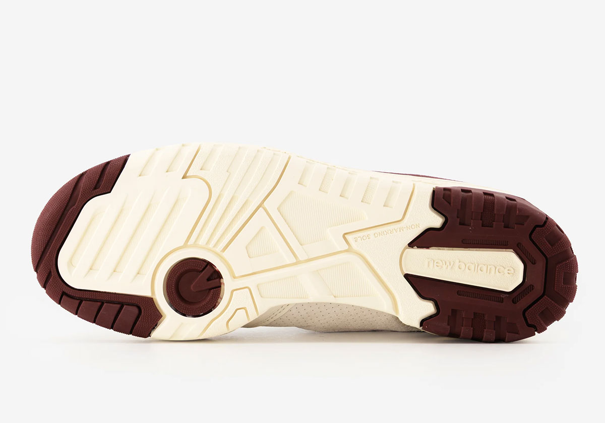 New Balance 550 Sea Salt Burgundy Bb550lez 3