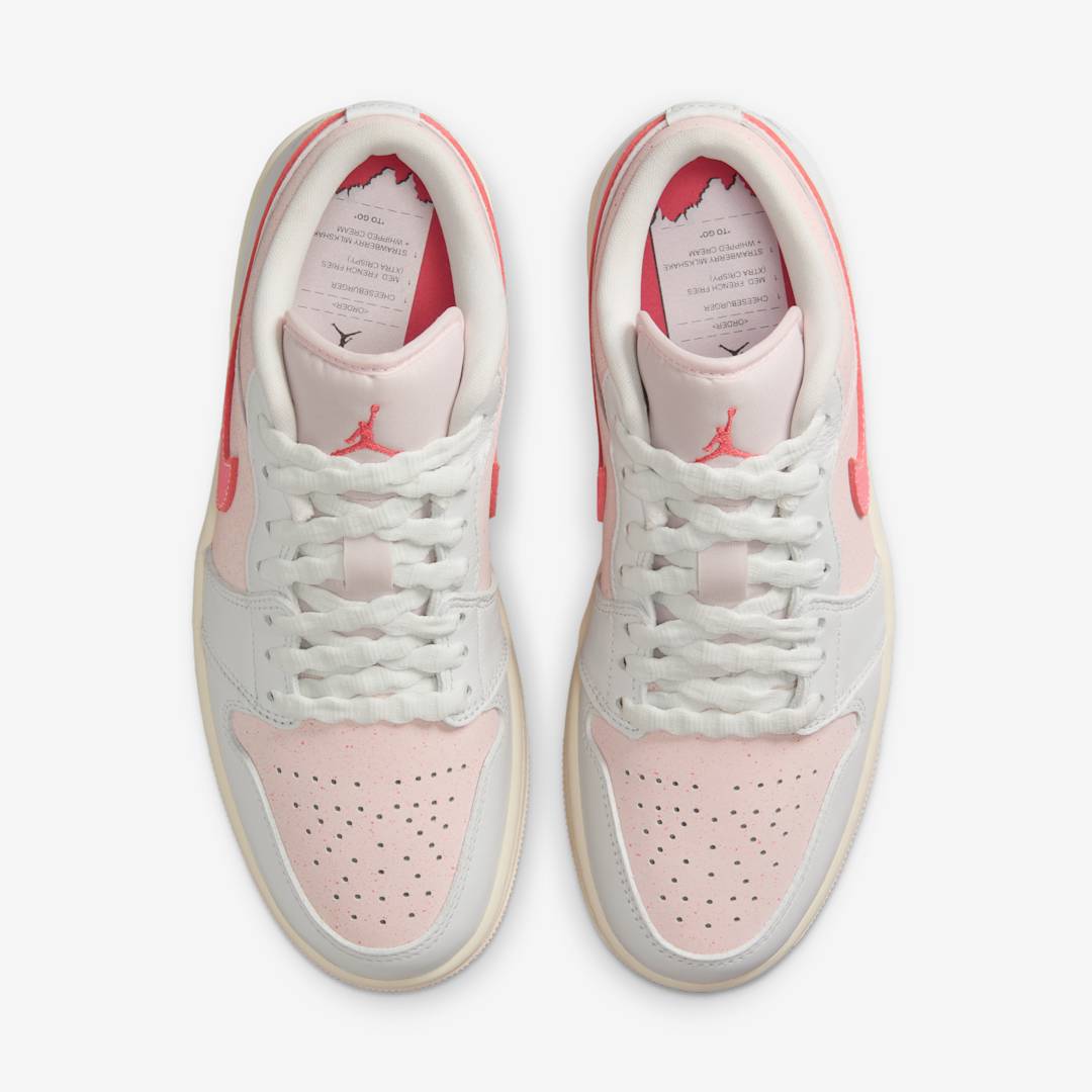 Air Jordan 1 Low WMNS "Strawberry Milkshake" Release Date, Price & Where to Buy 2025 4 Air Jordan 1 Low WMNS IB8156-133