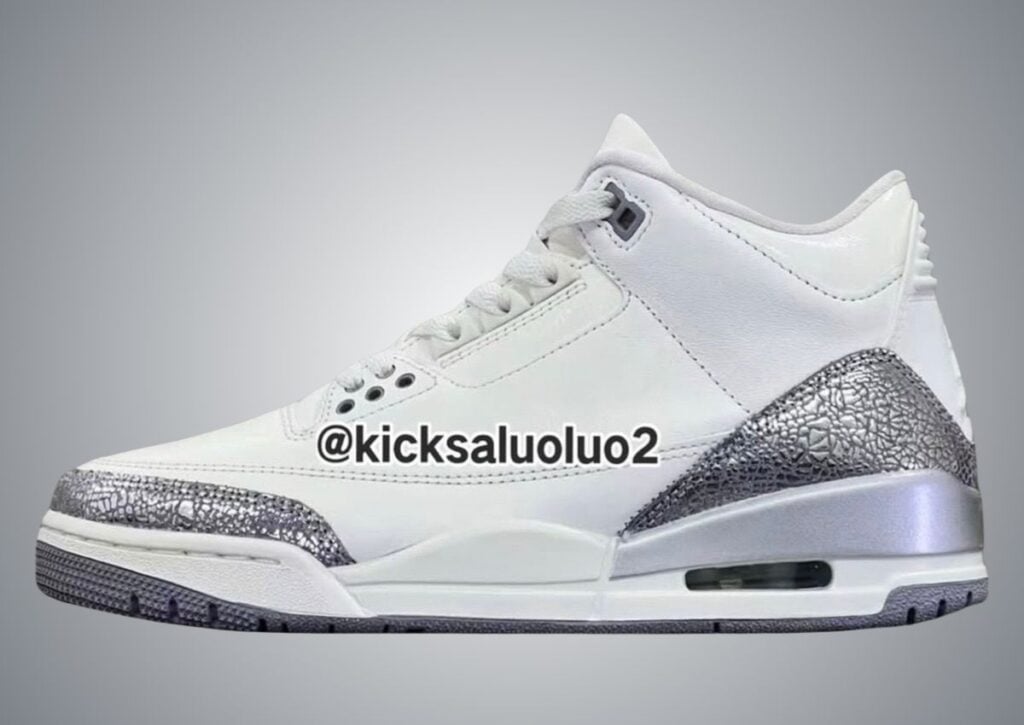 Air Jordan 3 Sail CK9246-100 2025 Release Date, Price & Where to Buy 2025 1 Air Jordan 3 Sail Cement Grey Metallic Silver CK9246-100