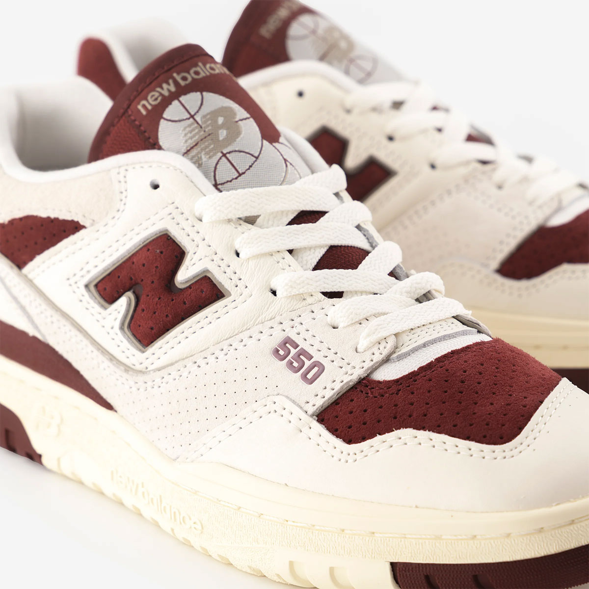 New Balance 550 Sea Salt Burgundy Bb550lez 5