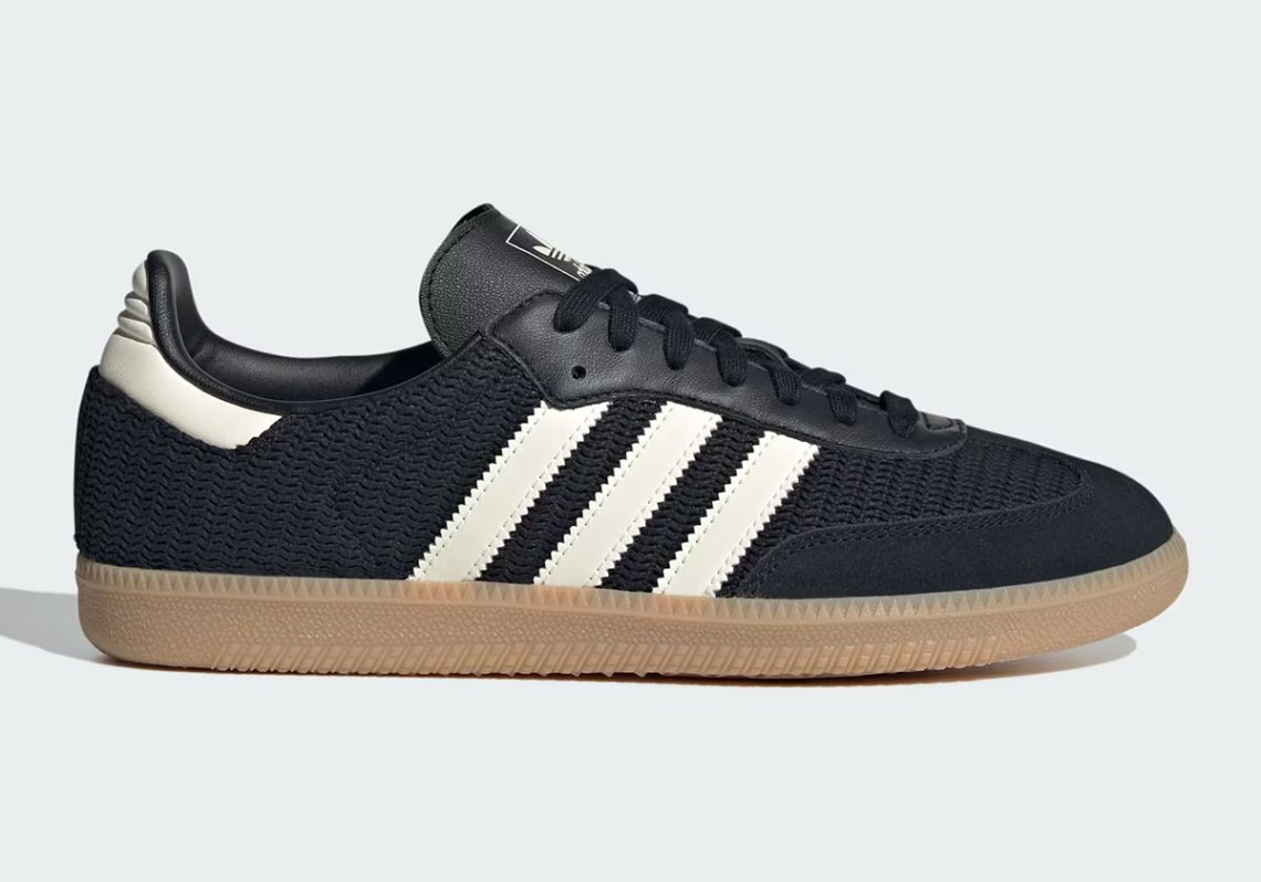 Adidas Samba Cotton Mesh Core Black Cream White Magic Beige Jq5141