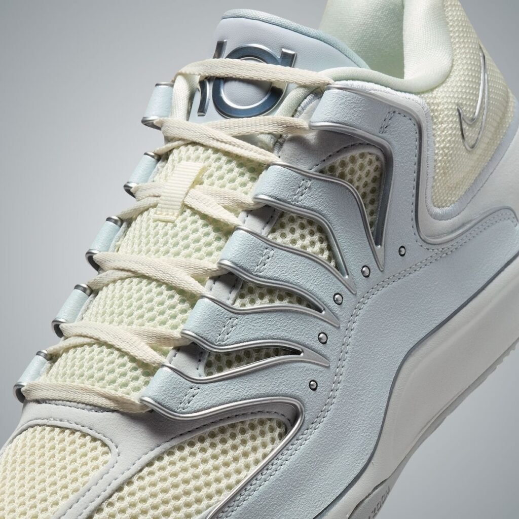 Nike KD 18 Soft Pearl Metallic Silver HV1992-001 Release Date, Price & Where to Buy 2025 13 Nike KD 18 Soft Pearl Metallic Silver Pure Platinum HV1992-001