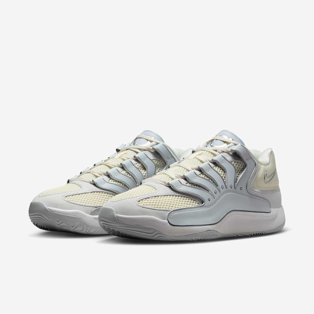 Nike KD 18 "Soft Pearl/Metallic Silver" HV1992-001 Release Date, Price & Where to Buy 2025 1 Nike KD 18 HV1992-001