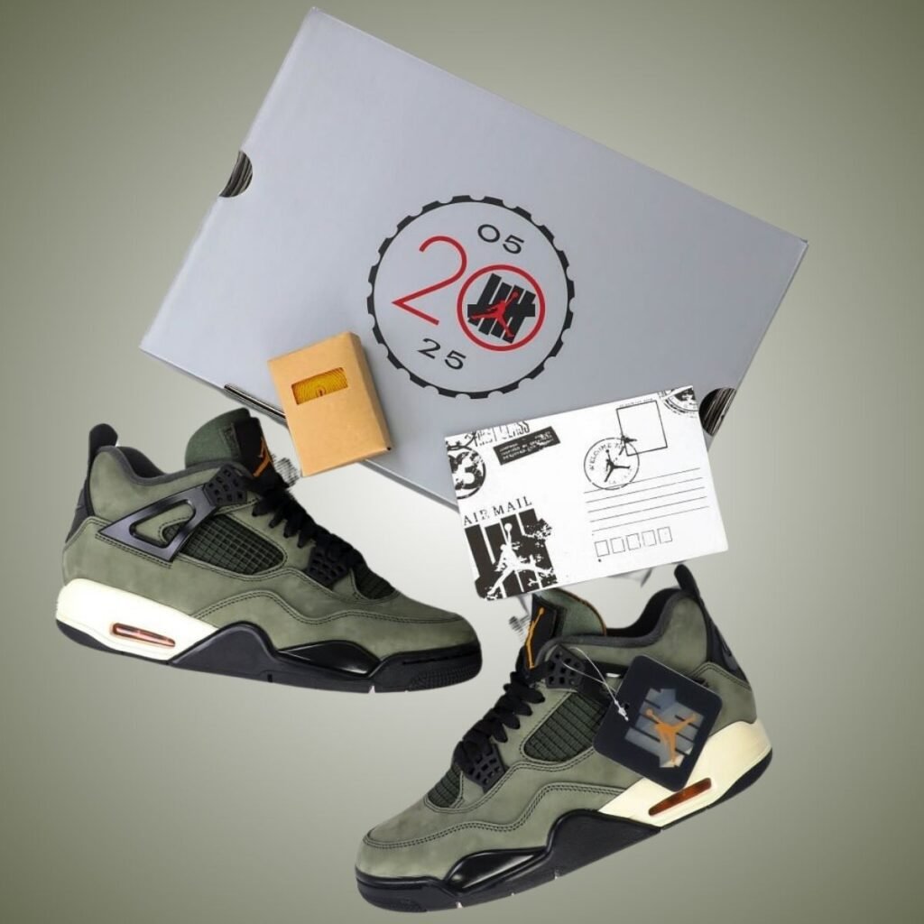 Undefeated x Air Jordan 4 2025 IB1519-200 Release Date, Price & Where to Buy 2025 19 Undefeated Air Jordan 4 2025 Deep Green Clementine IB1519-200