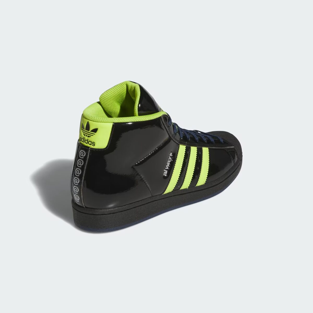 Always x adidas Pro Model ADV "Core Black/Semi Solar Slime" Release Date, Price & Where to Buy 2025 4 1746470872 759 Always x adidas Pro Model ADV Core BlackSemi Solar Slime