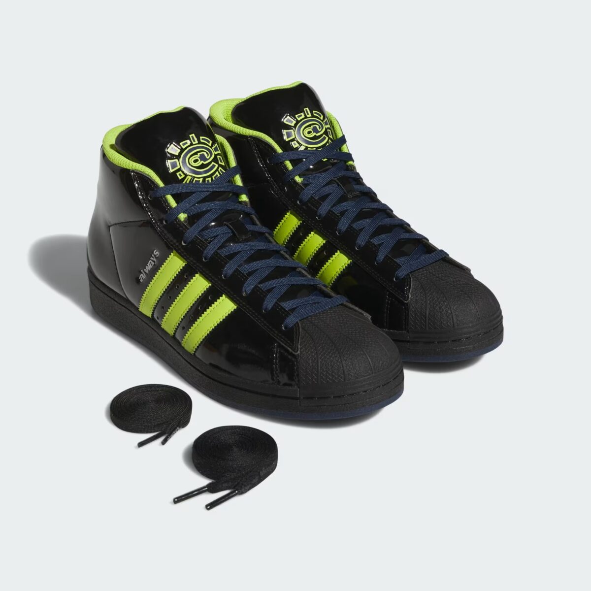 Always x adidas Pro Model ADV "Core Black/Semi Solar Slime" Release Date, Price & Where to Buy 2025 5 1746470873 484 Always x adidas Pro Model ADV Core BlackSemi Solar Slime
