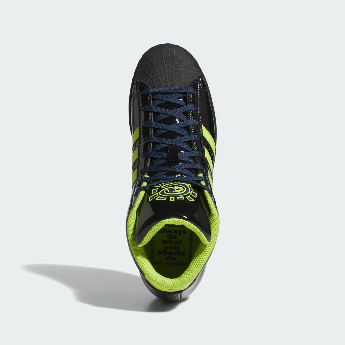 Always x adidas Pro Model ADV "Core Black/Semi Solar Slime" Release Date, Price & Where to Buy 2025 9 1746470873 55 Always x adidas Pro Model ADV Core BlackSemi Solar Slime