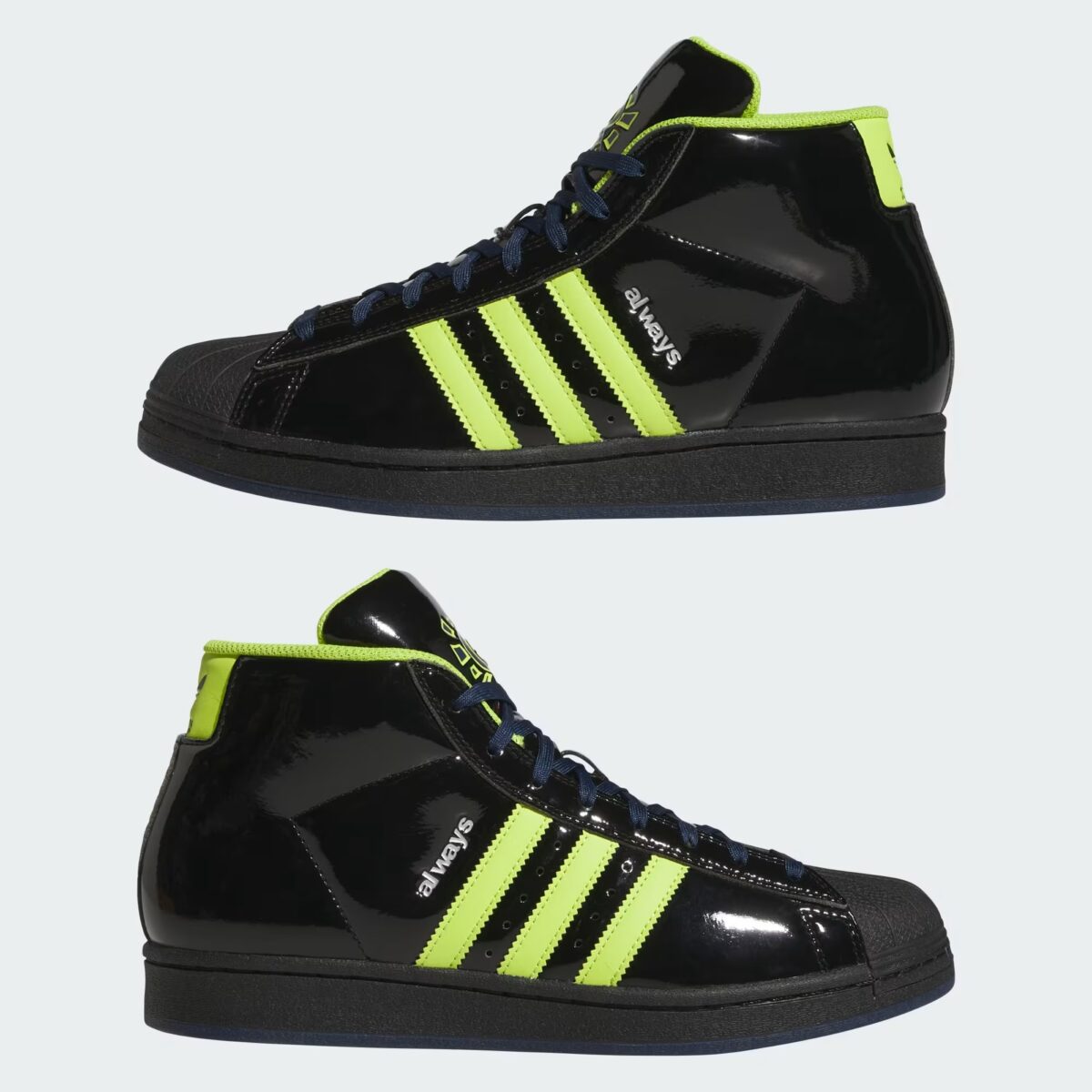 Always x adidas Pro Model ADV "Core Black/Semi Solar Slime" Release Date, Price & Where to Buy 2025 6 1746470873 663 Always x adidas Pro Model ADV Core BlackSemi Solar Slime